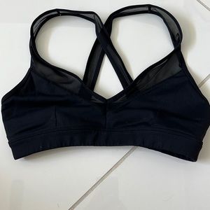 Alo black sports bra